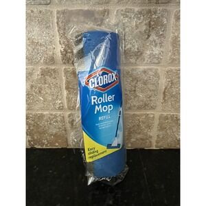 Clorox ROLLER MOP REFILL Anti-Microbial Protection Easy Slide Replacement Sponge